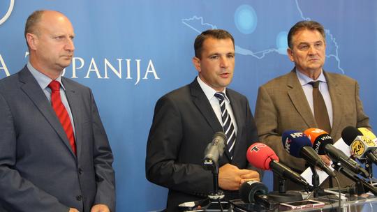 Matija Posavec, Radimir Čačić i Željko Kolar
